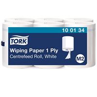 Tork poetspapier Centerfeed, 1-laags, systeem M2, pak van 6 rollen - thumbnail