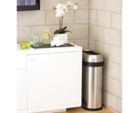 Simplehuman Afvalemmer Bullet Open Slimline 50 liter (zilver) - thumbnail