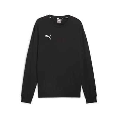 PUMA teamGOAL Casuals Crew Sweater Zwart Wit PUMA teamGOAL Casuals Crew Sweater Zwart Wit