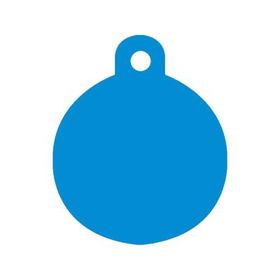 Naamplaatje voor halsband Imarc Circle Blauw