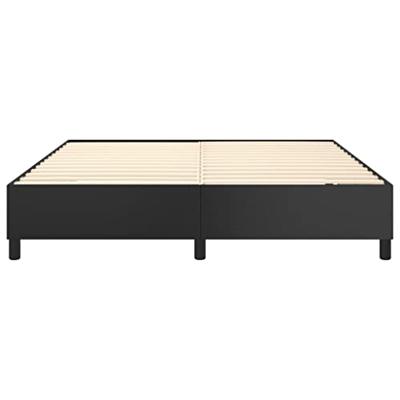 Boxspringframe kunstleer zwart 180x200 cm Boxspringframe kunstleer zwart 180x200 cm