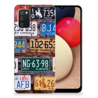 Samsung Galaxy A02s | Siliconen hoesje | met foto Kentekenplaten - thumbnail