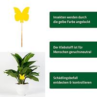 Gardigo 668005 Kleefplaatje voor insecten Plakfolie (b x h) 8.3 cm x 21.5 cm Geel 5 stuk(s) - thumbnail