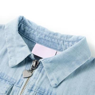 Kinderonesie met korte mouwen 128 zachtblauw Kinderonesie met korte mouwen 128 zachtblauw