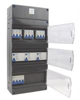 GACIA 9 groepenkast 1xHS 3xALS 9xINS 3F - thumbnail