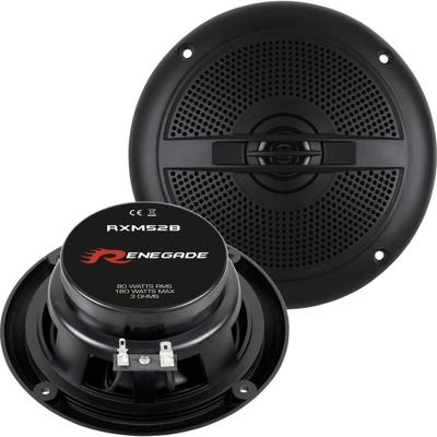 Renegade RXM52B Marine-luidspreker 160 W Inhoud: 1 paar