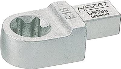 HAZET Insteekringsleutel 6609C-E22 · 9 x 12 mm insteekvierkant massief · Buiten-TORX®-profiel · SW E22 HAZET Insteekringsleutel 6609C-E22 · 9 x 12 mm insteekvierkant massief · Buiten-TORX®-profiel · SW E22