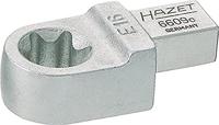 HAZET Insteekringsleutel 6609C-E22 · 9 x 12 mm insteekvierkant massief · Buiten-TORX®-profiel · SW E22 - thumbnail