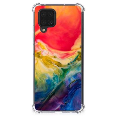 Back Cover Samsung Galaxy A12 Watercolor Dark Back Cover Samsung Galaxy A12 Watercolor Dark