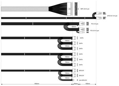 Akyga PC-netvoeding 500 W ATX 80 Plus Bronze