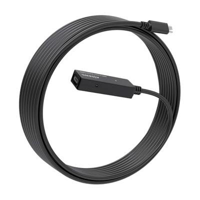 AISENS - A107-0869 verlengkabel USB 3.2 Gen1X1 met versterker, USB-C/M-USB-C/H, zwart, 5,0 m