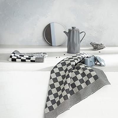 DDDDD Theedoek BBQ zwart 65x65cm 6st