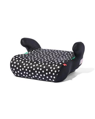 HEMA Auto opzetzitje 126-150cm zwart met witte stip