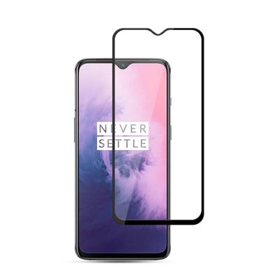 mocolo 0.33 mm 9u 2.5 D volledige lijm gehard glas film voor Oneplus 7 (zwart)