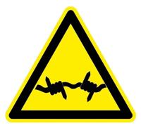 Prikkeldraad - 150 mm breed - thumbnail