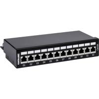 Intellinet 720915 12 poorten Patchpaneel CAT 6A Zwart Ingericht - thumbnail