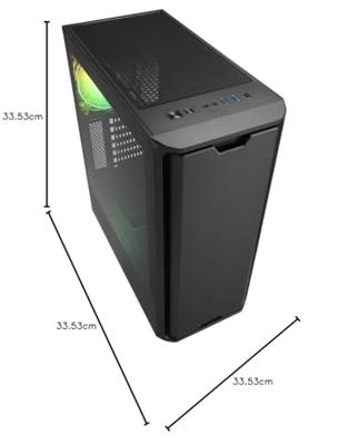 Sharkoon SK3 RGB Midi-tower PC-behuizing Zwart Sharkoon SK3 RGB Midi-tower PC-behuizing Zwart