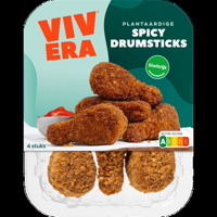 Vivera Plantaardige Spicy Drumsticks 4 Stuks 216 g bij Jumbo - thumbnail