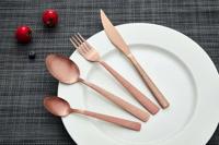 Buccan - Bestekset - Florence - 24 delig - Rosegoud - thumbnail