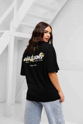 Malelions Limone Di Capri T-Shirt Dames Zwart - Maat XL - Kleur: Zwart | Soccerfanshop