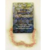 Steengoed Splitkralen armband roze kwarts op kaart 1 Stuks
