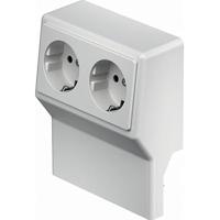 OBO Bettermann SL 2GT2050 cws Inzetstuk voor stopcontact voor Accessoires voor elektroplintsysteem Crème-wit 1 stuk(s) - thumbnail