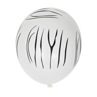 Zebraprint Ballonnen (10 stuks / 30 CM) - thumbnail
