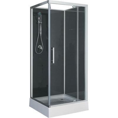 Xellanz Domino Douchecabine 90x90x210 cm - Mat Chroom Aluminium - Veiligheidsglas
