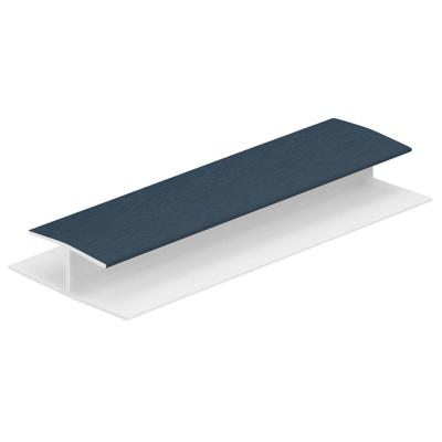 Verbindingprofiel Staalblauw (dakrand) - Keralit (0420)