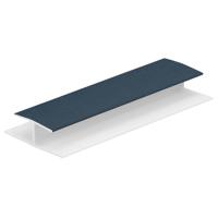 Verbindingprofiel Staalblauw (dakrand) - Keralit (0420) - thumbnail