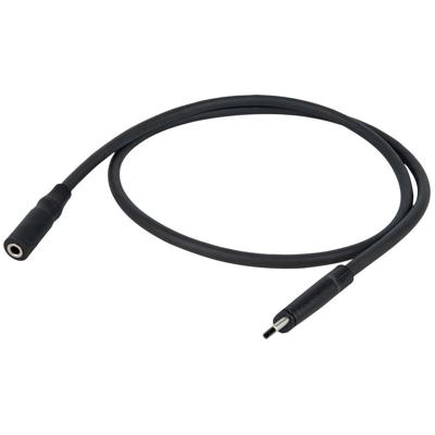 DAP FL114 verloopkabel USB-C naar female stereo mini-jack 150cm