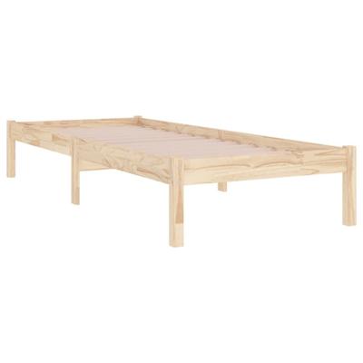 Bedframe massief hout 90x190 cm