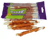 Braaaf Rawhide Roll Sticks Kip - 8 st. - thumbnail