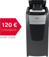 Rexel Optimum AutoFeed+ 600X Papierversnipperaar 600 vellen Micro cut 4 x 36 mm P-4 110 l Ook geschikt voor Paperclips, Nietjes, Creditcards - thumbnail