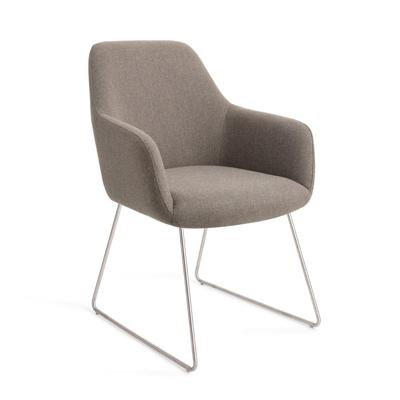 Jesper Home Eetkamerstoel 'Hiroo' Slide Steel, kleur Foggy Fusion