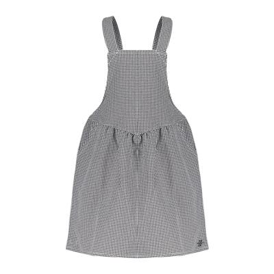 Frankie & Friends Meisjes jurk - Bumblebee B - Zwart/wit geruit