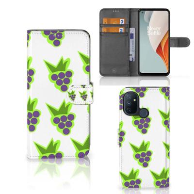 OnePlus Nord N100 | Book Cover | Druiven | Portemonnee hoesje