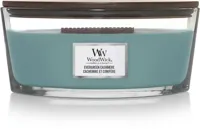 WoodWick ellipse candle evergreen cashmere - thumbnail