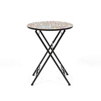 Outdoor Living by Decoris bistrotafel braga 60x76cm zwart - thumbnail