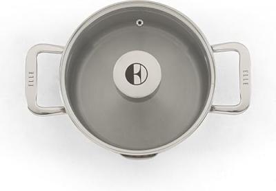 ELLE Gourmet Classique Kookpan met Deksel - Ø 18 cm - RVS