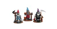 Halloweenfiguur Skeleton garden gnomes set of 3 LEMAX - Lemax - thumbnail