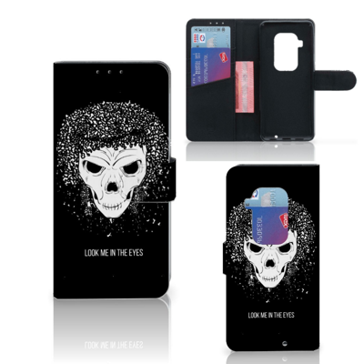 Telefoonhoesje met Naam Motorola One Zoom Skull Hair