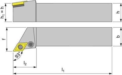 Promat/Tecwerk Klemdraaihouder | PDJNR 2020 K11 | rechts vernikkeld | uitwendig draaien - 6484001066 Promat/Tecwerk Klemdraaihouder | PDJNR 2020 K11 | rechts vernikkeld | uitwendig draaien - 6484001066