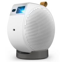 BenQ GV50 1080p Laser Draagbare Plafondprojector met Statiefbasis | Roterende Hoekprojectie | 500 Lumen | 18W Bas Bluetooth-luidspreker | Google TV met Netflix | Chromecast & AirPlay | Autofocus - thumbnail