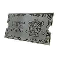 Resident Evil 4 Replica 1/1 Metal Exclusive Upgrade Ticket - thumbnail