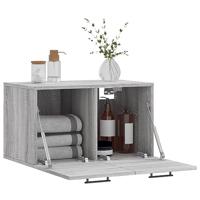 Wandkast 60x36,5x35 cm bewerkt hout grijs sonoma eikenkleurig - thumbnail