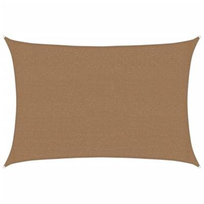 VidaXL Zonnezeil 160 g/m² 2,5x4 m hdpe taupe