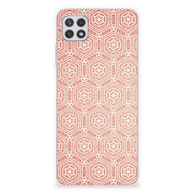 Samsung Galaxy A22 5G | TPU bumper | Pattern Orange