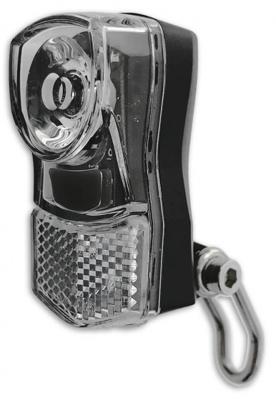 Büchel Koplamp kroonbout led 15 lux batterij zwart