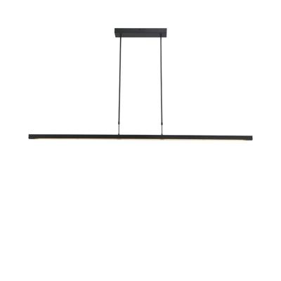 Masterlight Hanglamp eettafel - kantoorReal 3 160cm zwart - 2977-81-S-P-DW